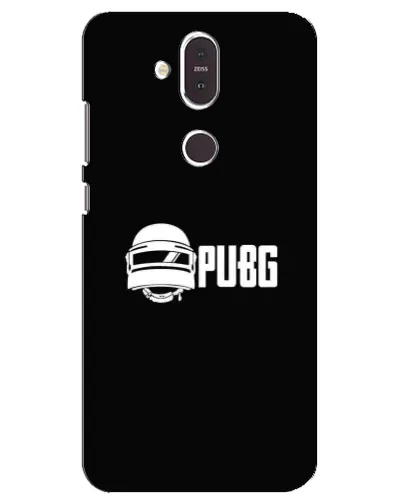 Чехол для Nokia 8.1 (2018) с картинкой «PUBG — классический лого»