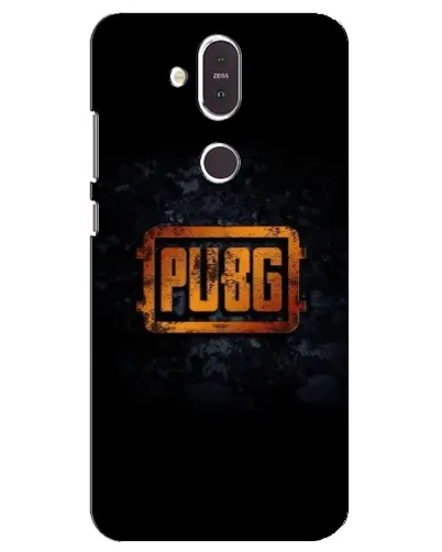 Чехол для Nokia 8.1 (2018) с картинкой «PUBG — золотой логотип»