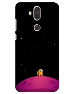 Чохол для Nokia 8.1 (2018) з картинкою «Самотній герой на планеті» Чохол для Nokia 8.1 (2018) з картинкою «Самотній герой на планеті»