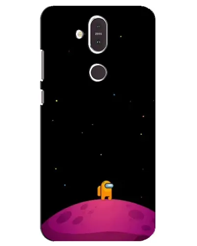 Чохол для Nokia 8.1 (2018) з картинкою «Самотній герой на планеті» Чохол для Nokia 8.1 (2018) з картинкою «Самотній герой на планеті»