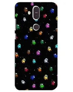 Чохол для Nokia 8.1 (2018) з картинкою «Екіпаж Among Us» Чохол для Nokia 8.1 (2018) з картинкою «Екіпаж Among Us»