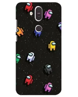 Чохол для Nokia 8.1 (2018) з картинкою «Космічний патерн Among Us» Чохол для Nokia 8.1 (2018) з картинкою «Космічний патерн Among Us»