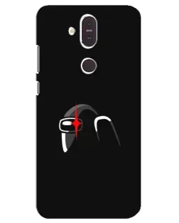 Чохол для Nokia 8.1 (2018) з картинкою «Among Us шолом» Чохол для Nokia 8.1 (2018) з картинкою «Among Us шолом»
