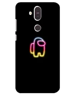 Чохол для Nokia 8.1 (2018) з картинкою «Among Us градієнт» Чохол для Nokia 8.1 (2018) з картинкою «Among Us градієнт»