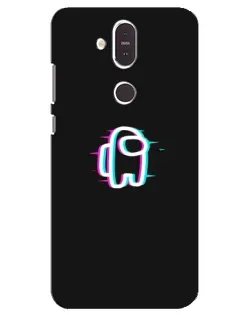 Чохол для Nokia 8.1 (2018) з картинкою «Among Us неон» Чохол для Nokia 8.1 (2018) з картинкою «Among Us неон»