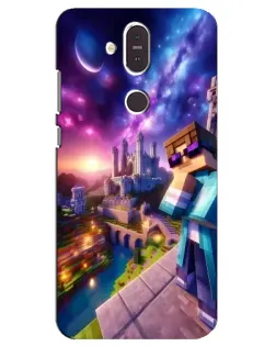 Чохол для Nokia 8.1 (2018) з картинкою «Стів та космос» Чохол для Nokia 8.1 (2018) з картинкою «Стів та космос»