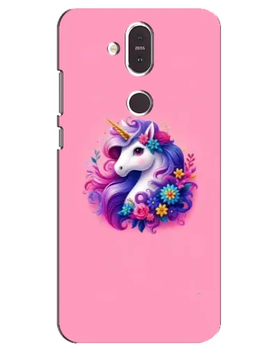 Чехол для Nokia 8.1 (2018) с картинкой «Сказочный единорог»
