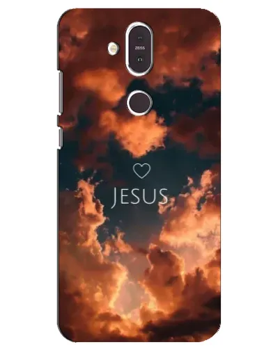 Чехол для Nokia 8.1 (2018) с картинкой «Сияние Имени Jesus»