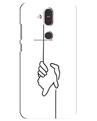 Чехол для Nokia 8.1 (2018) с картинкой «Рука держит»