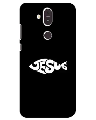 Чехол для Nokia 8.1 (2018) с картинкой «Рыба Jesus» Чехол для Nokia 8.1 (2018) с картинкой «Рыба Jesus»