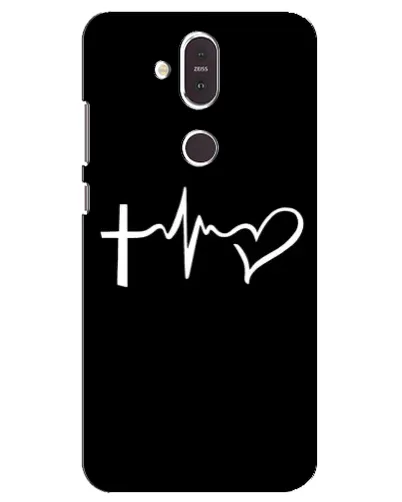 Чехол для Nokia 8.1 (2018) с картинкой «Пульс веры» Чехол для Nokia 8.1 (2018) с картинкой «Пульс веры»