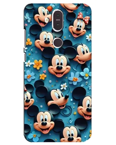 Чехол для Nokia 8.1 (2018) с картинкой «Паттерн Микки и Минни» Чехол для Nokia 8.1 (2018) с картинкой «Паттерн Микки и Минни»