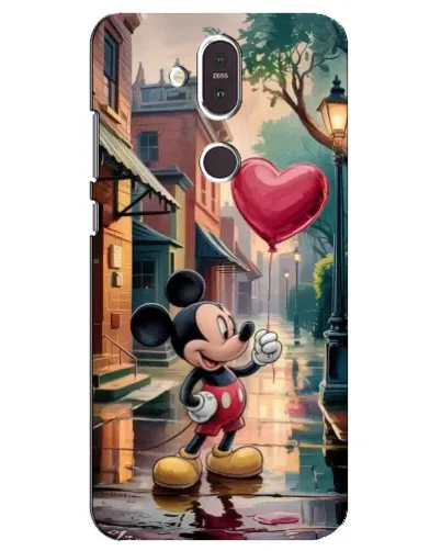 Чехол для Nokia 8.1 (2018) с картинкой «Микки и шарик-сердце» Чехол для Nokia 8.1 (2018) с картинкой «Микки и шарик-сердце»