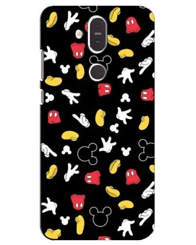 Чехол для Nokia 8.1 (2018) с картинкой «Графический принт лапок» Чехол для Nokia 8.1 (2018) с картинкой «Графический принт лапок»