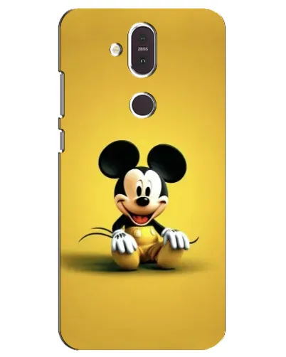 Чехол для Nokia 8.1 (2018) с картинкой «Микки на желтом» Чехол для Nokia 8.1 (2018) с картинкой «Микки на желтом»