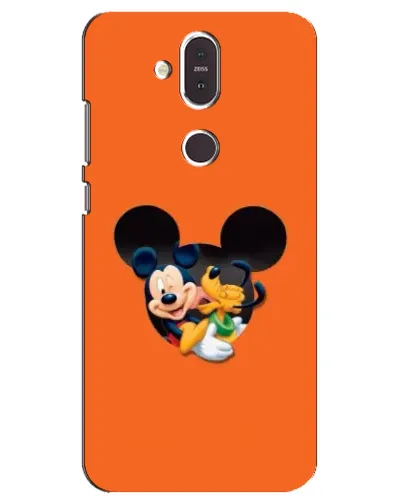 Чехол для Nokia 8.1 (2018) с картинкой «Сердце Микки Минни» Чехол для Nokia 8.1 (2018) с картинкой «Сердце Микки Минни»