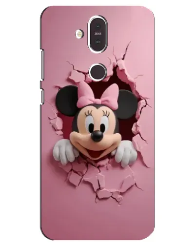 Чехол для Nokia 8.1 (2018) с картинкой «Минни сквозь стену» Чехол для Nokia 8.1 (2018) с картинкой «Минни сквозь стену»
