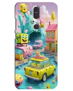Чехол для Nokia 8.1 (2018) с картинкой «Монстр-трак приключения» Чехол для Nokia 8.1 (2018) с картинкой «Монстр-трак приключения»