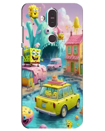 Чехол для Nokia 8.1 (2018) с картинкой «Монстр-трак приключения»