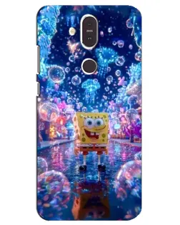 Чехол для Nokia 8.1 (2018) с картинкой «Неоновый океан»