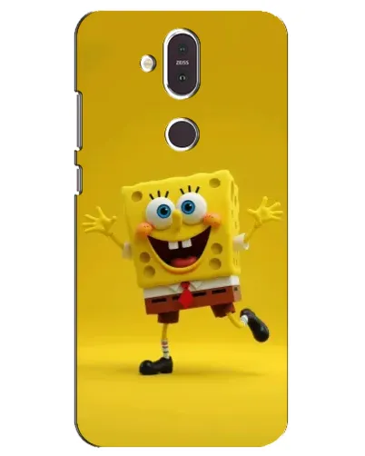 Чехол для Nokia 8.1 (2018) с картинкой «Позитивный Губка Боб»