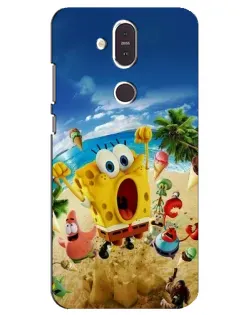 Чехол для Nokia 8.1 (2018) с картинкой «Развлечения на пляже»