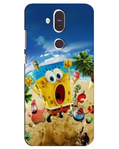 Чехол для Nokia 8.1 (2018) с картинкой «Развлечения на пляже»