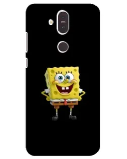 Чехол для Nokia 8.1 (2018) с картинкой «Классический Губка Боб»