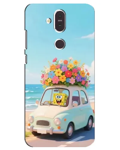 Чехол для Nokia 8.1 (2018) с картинкой «Автомобильное путешествие»