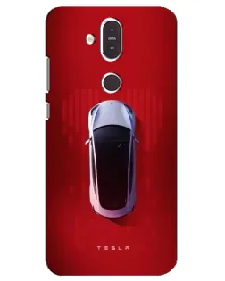 Чехол для Nokia 8.1 (2018) с картинкой «Tesla Top View» Чехол для Nokia 8.1 (2018) с картинкой «Tesla Top View»