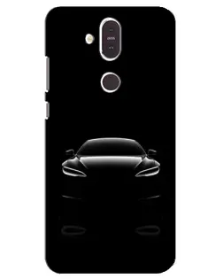 Чехол для Nokia 8.1 (2018) с картинкой «Силуэт Tesla Night» Чехол для Nokia 8.1 (2018) с картинкой «Силуэт Tesla Night»
