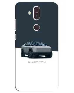 Чохол для Nokia 8.1 (2018) з картинкою «Сріблястий Cybertruck Tesla» Чохол для Nokia 8.1 (2018) з картинкою «Сріблястий Cybertruck Tesla»