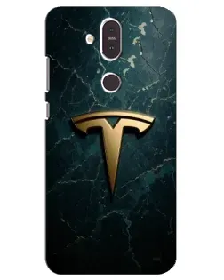 Чохол для Nokia 8.1 (2018) з картинкою «Мармурова Tesla Gold» Чохол для Nokia 8.1 (2018) з картинкою «Мармурова Tesla Gold»
