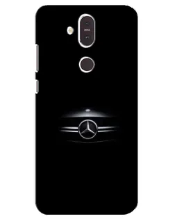 Чехол для Nokia 8.1 (2018) с картинкой «Mercedes — абстрактные линии» Чехол для Nokia 8.1 (2018) с картинкой «Mercedes — абстрактные линии»