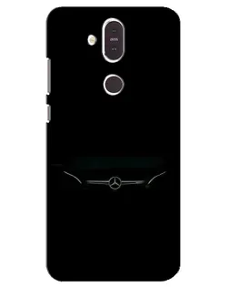 Чехол для Nokia 8.1 (2018) с картинкой «Mercedes Stealth Look»