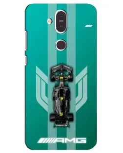 Чехол для Nokia 8.1 (2018) с картинкой «Mercedes AMG Petronas»