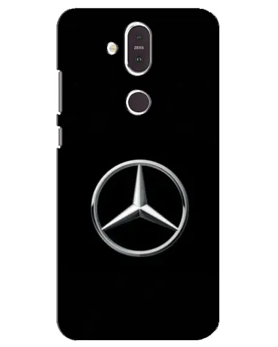 Чехол для Nokia 8.1 (2018) с картинкой «Mercedes классический лого»