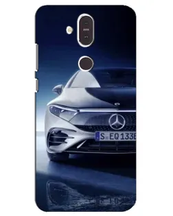 Чехол для Nokia 8.1 (2018) с картинкой «Mercedes EQ — будущее»