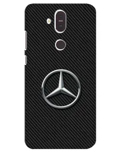 Чехол для Nokia 8.1 (2018) с картинкой «Карбоновый Mercedes стиль» Чехол для Nokia 8.1 (2018) с картинкой «Карбоновый Mercedes стиль»