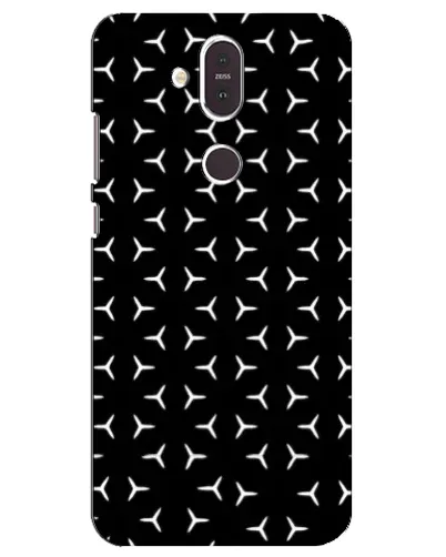 Чехол для Nokia 8.1 (2018) с картинкой «Mercedes паттерн звезд» Чехол для Nokia 8.1 (2018) с картинкой «Mercedes паттерн звезд»