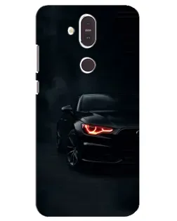 Чехол для Nokia 8.1 (2018) с картинкой «Audi — хищный взгляд»