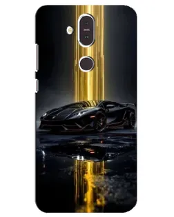 Чехол для Nokia 8.1 (2018) с картинкой «Ночной Lamborghini драйв» Чехол для Nokia 8.1 (2018) с картинкой «Ночной Lamborghini драйв»