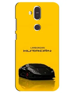 Чехол для Nokia 8.1 (2018) с картинкой «Lamborghini Huracan черный» Чехол для Nokia 8.1 (2018) с картинкой «Lamborghini Huracan черный»