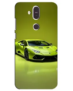 Чехол для Nokia 8.1 (2018) с картинкой «Салатовый Lamborghini Huracan» Чехол для Nokia 8.1 (2018) с картинкой «Салатовый Lamborghini Huracan»