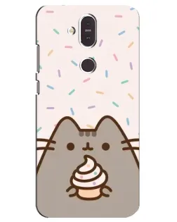 Чехол для Nokia 8.1 (2018) с картинкой «Пушин с кексом» Чехол для Nokia 8.1 (2018) с картинкой «Пушин с кексом»