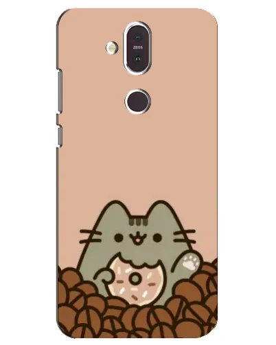 Чехол для Nokia 8.1 (2018) с картинкой «Кофейный Пушин»