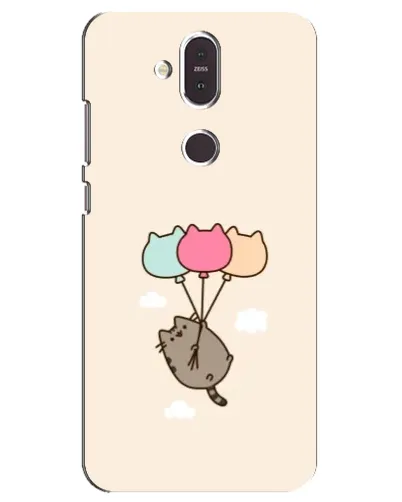 Чехол для Nokia 8.1 (2018) с картинкой «Пушин на шариках»