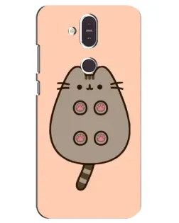 Чехол для Nokia 8.1 (2018) с картинкой «Пушин пузиком кверху» Чехол для Nokia 8.1 (2018) с картинкой «Пушин пузиком кверху»