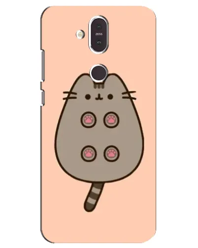 Чехол для Nokia 8.1 (2018) с картинкой «Пушин пузиком кверху»