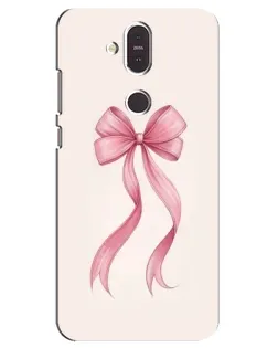 Чехол для Nokia 8.1 (2018) с картинкой «Розовый бант» Чехол для Nokia 8.1 (2018) с картинкой «Розовый бант»